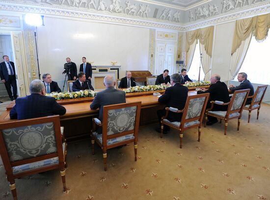 Russian President Vladimir Putin's working visit to St. Petersburg