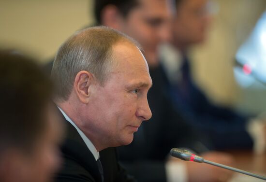Russian President Vladimir Putin's working visit to St. Petersburg