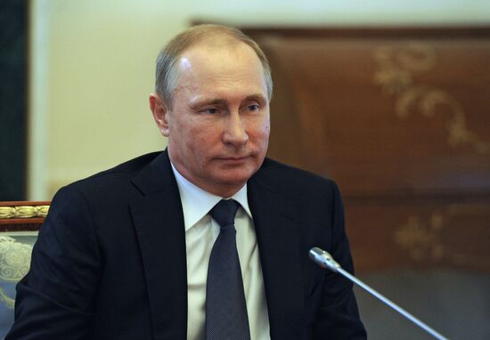 Russian President Vladimir Putin's working visit to St. Petersburg