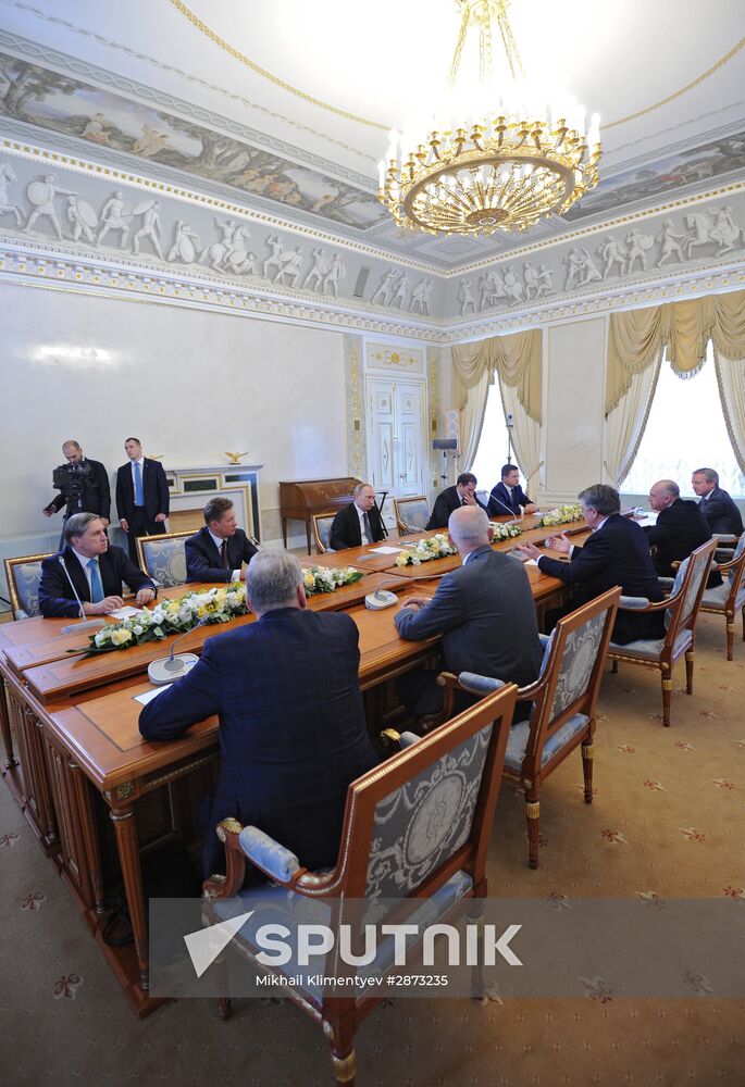 Russian President Vladimir Putin's working visit to St. Petersburg