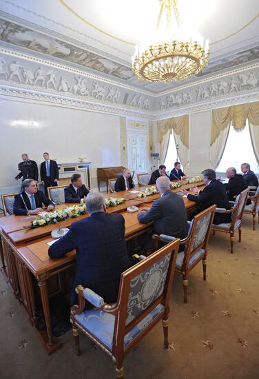 Russian President Vladimir Putin's working visit to St. Petersburg