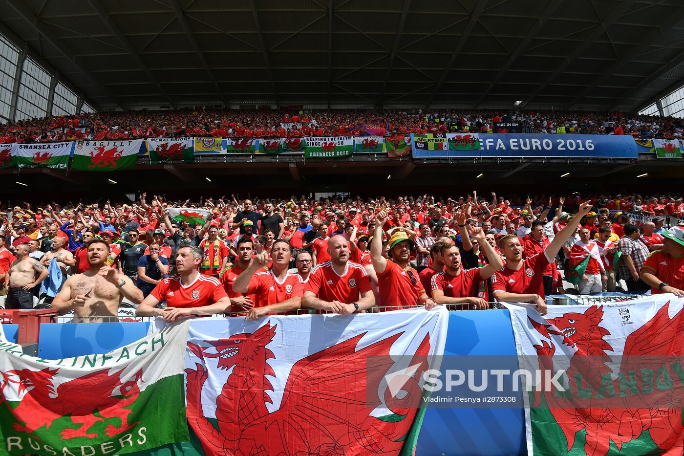 World Football Championship 2016. England vs Wales