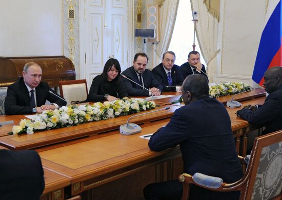 Russian President Vladimir Putin's working visit to St. Petersburg