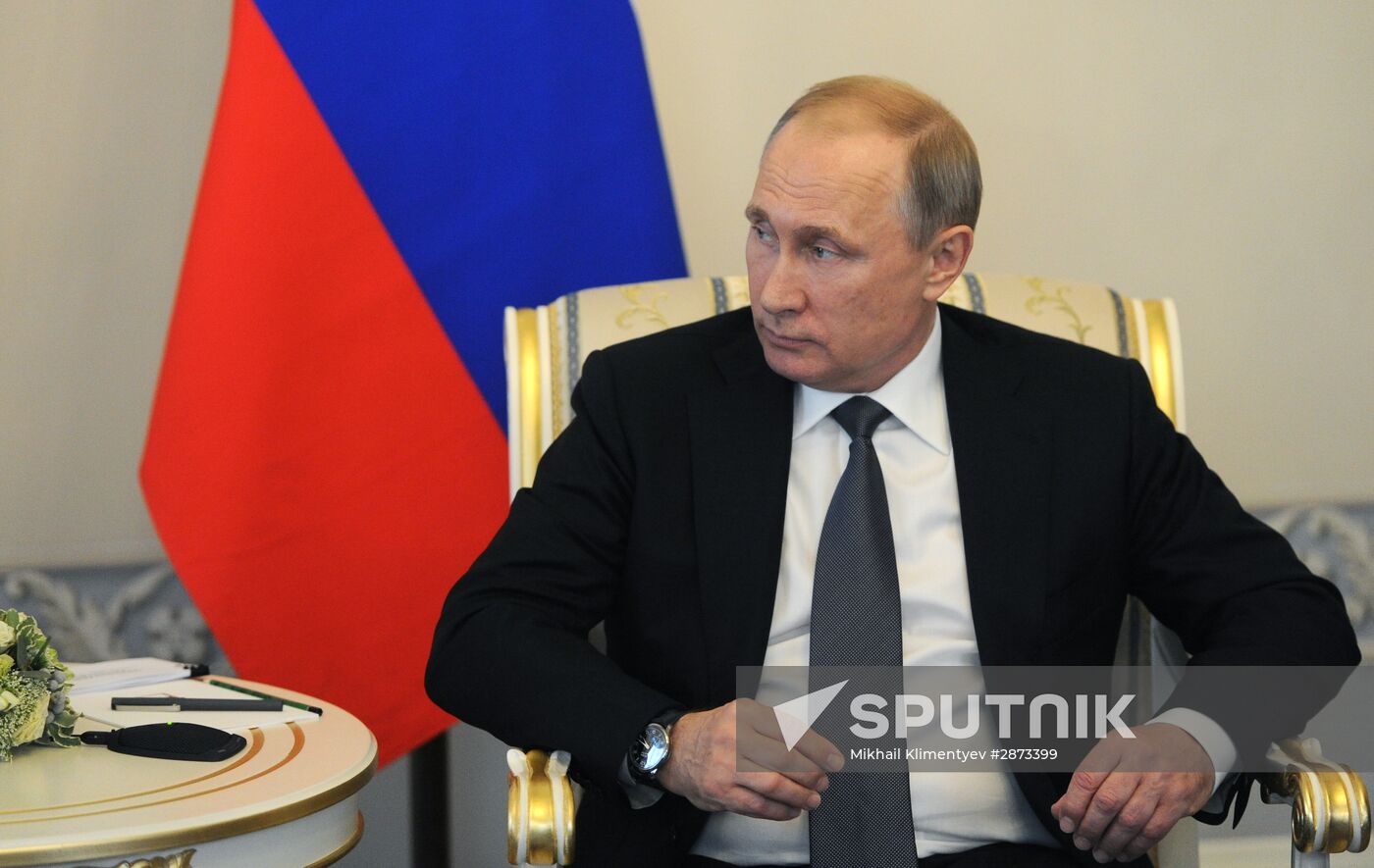 Russian President Vladimir Putin's working visit to St. Petersburg