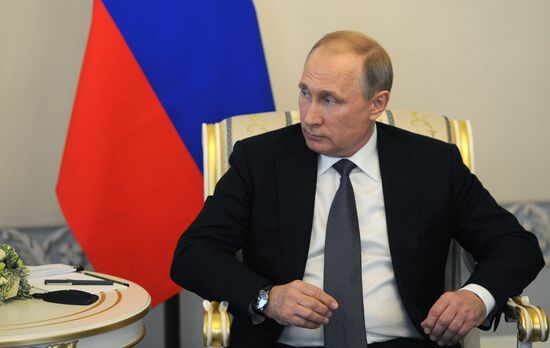 Russian President Vladimir Putin's working visit to St. Petersburg