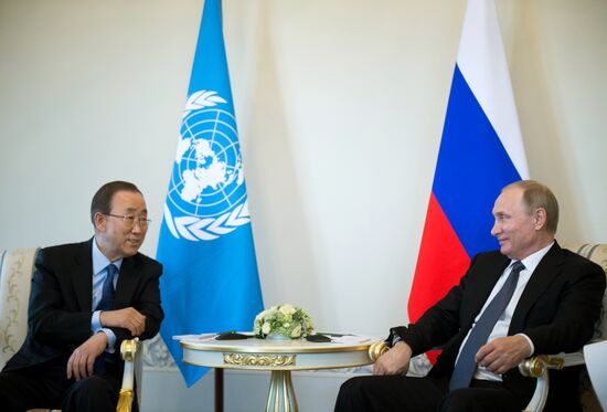 Russian President Vladimir Putin's working visit to St. Petersburg