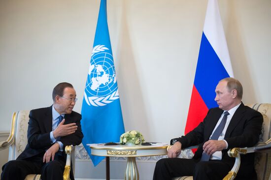 President Putin visits St. Petersburg