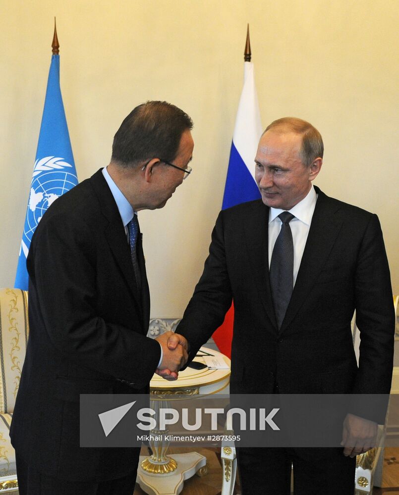 Russian President Vladimir Putin's working visit to St. Petersburg