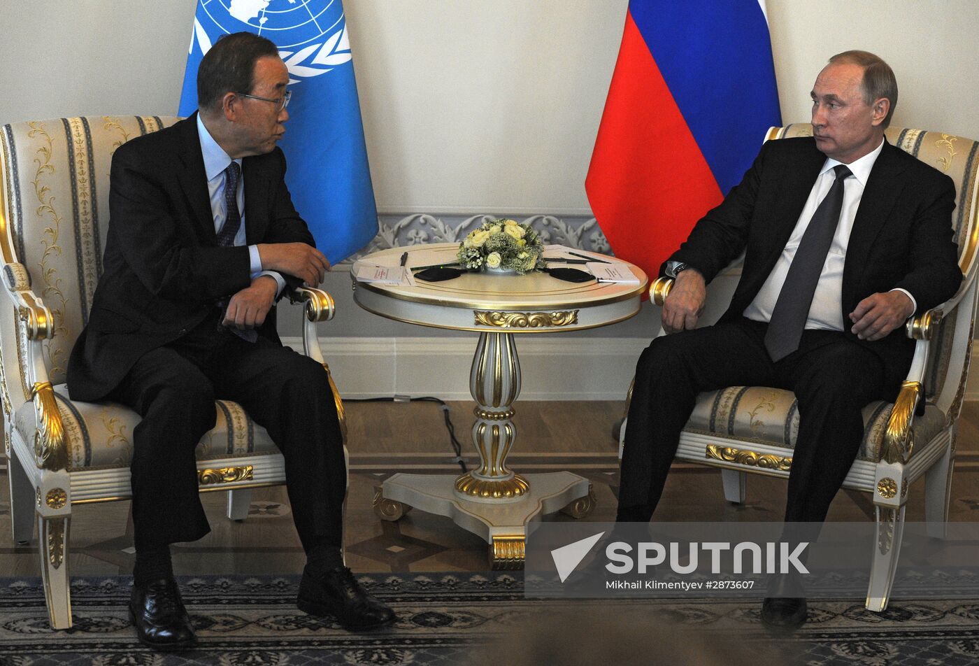 Russian President Vladimir Putin's working visit to St. Petersburg