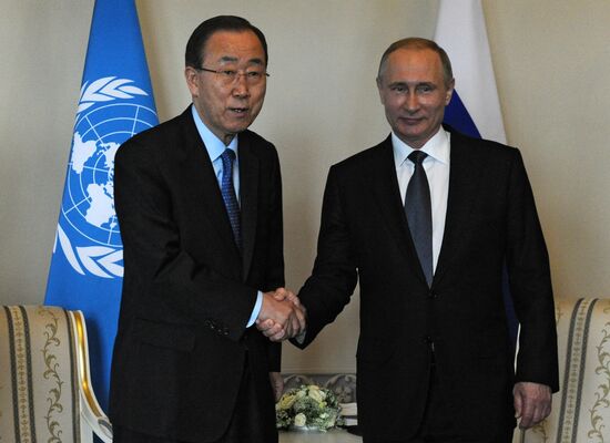 President Putin visits St. Petersburg