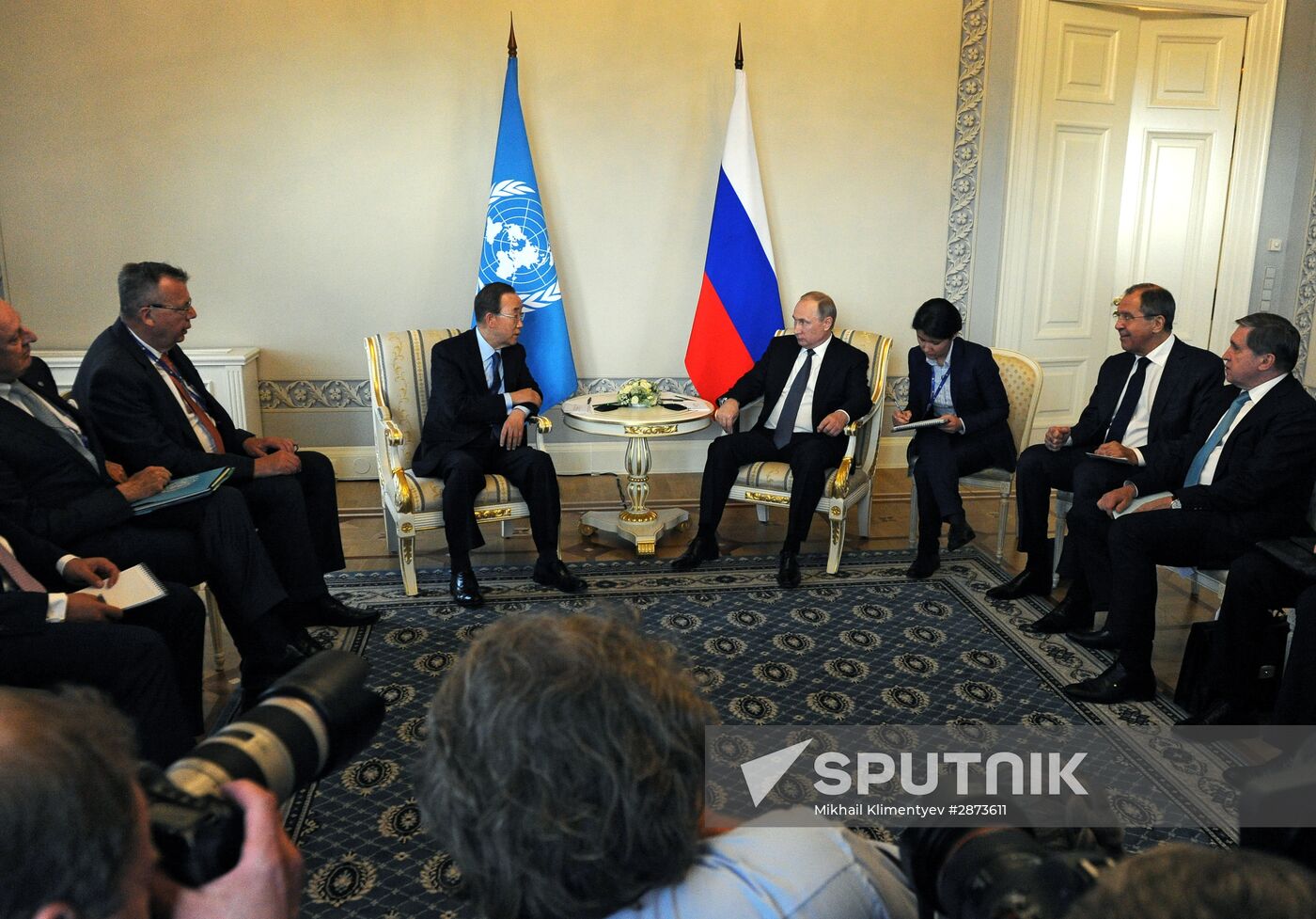 Russian President Vladimir Putin's working trip to St. Petersburg