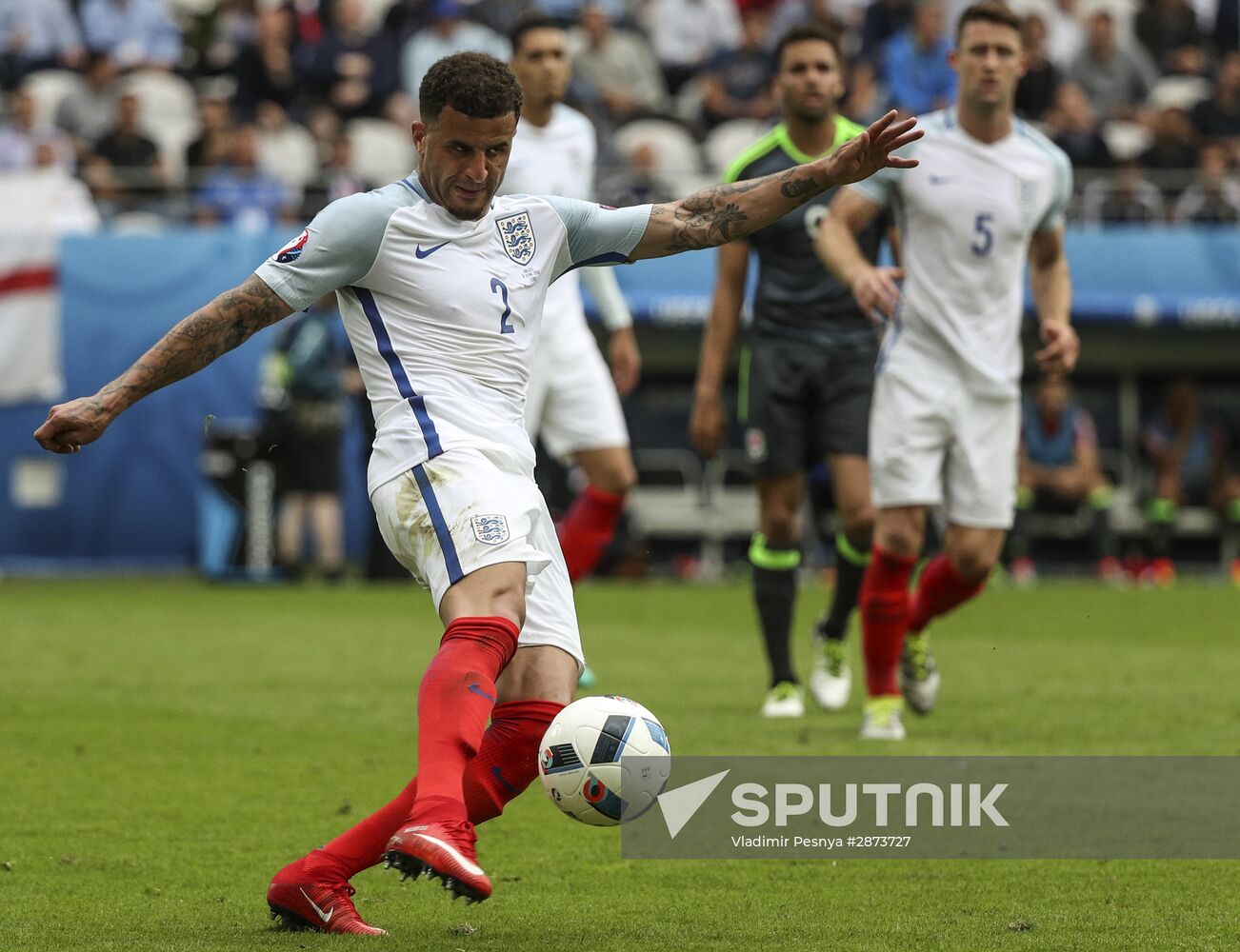 World Football Championship 2016. England vs Wales