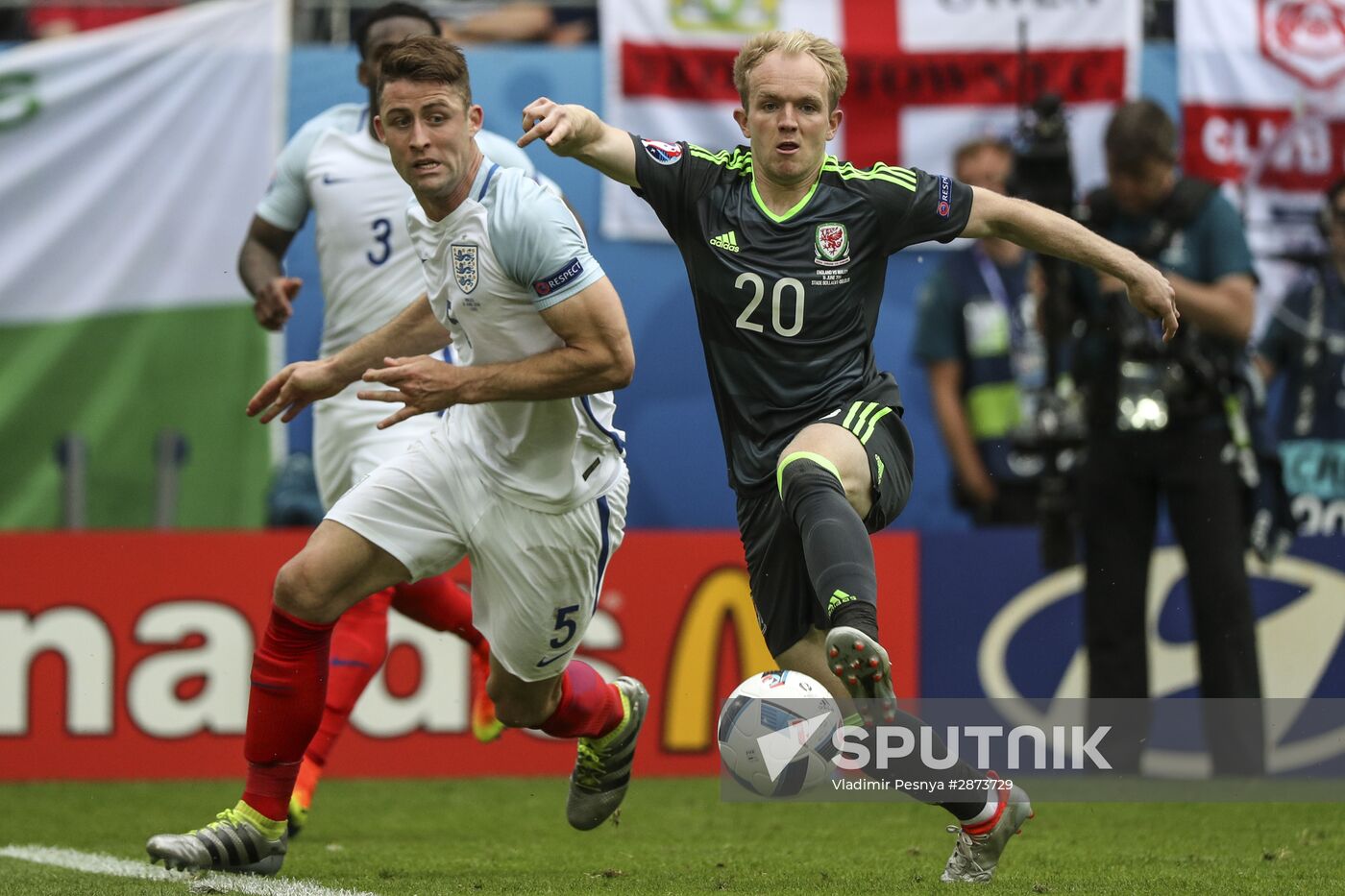 World Football Championship 2016. England vs Wales