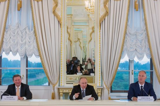 Russian President Vladimir Putin's working visit to St. Petersburg