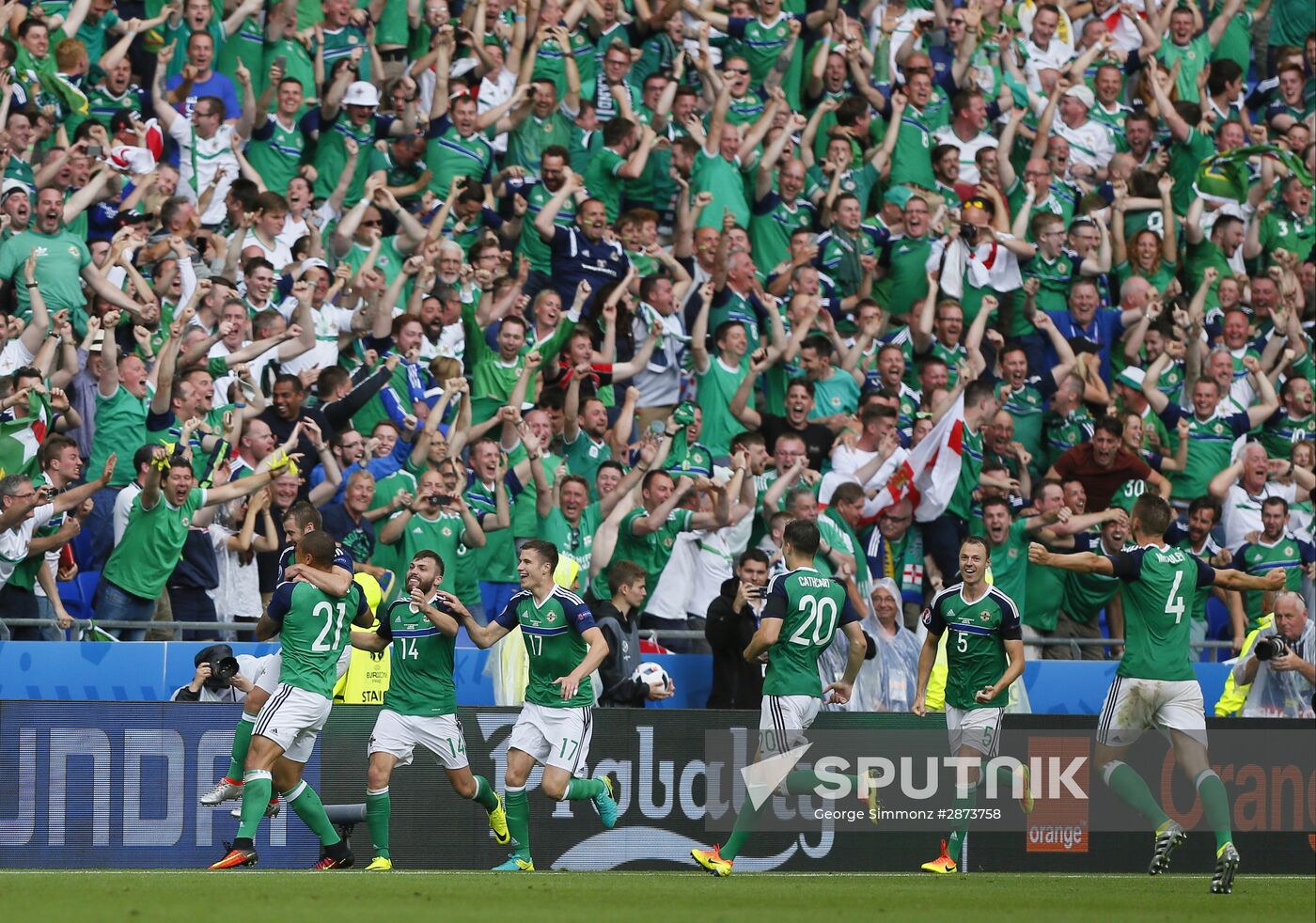 Football. UEFA Euro 2016. Ukraine vs. Northern Ireland