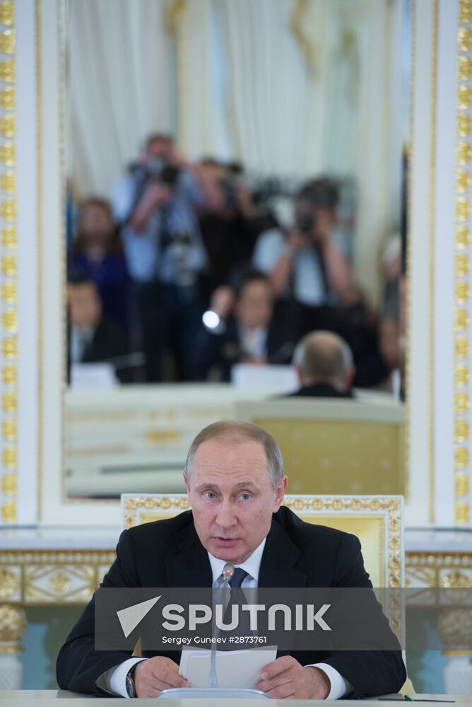 Russian President Vladimir Putin's working visit to St. Petersburg