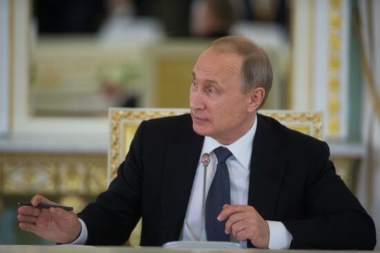 Russian President Vladimir Putin's working visit to St. Petersburg