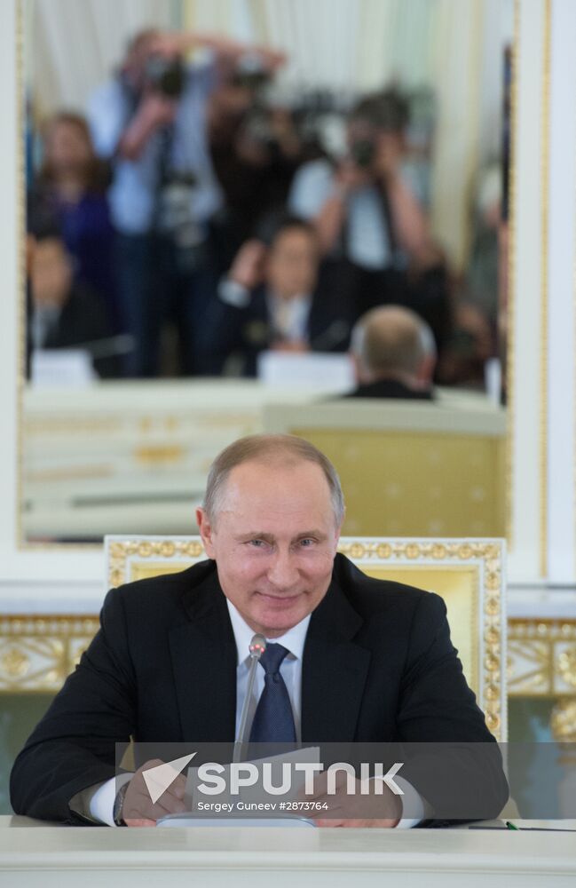 Russian President Vladimir Putin's working visit to St. Petersburg