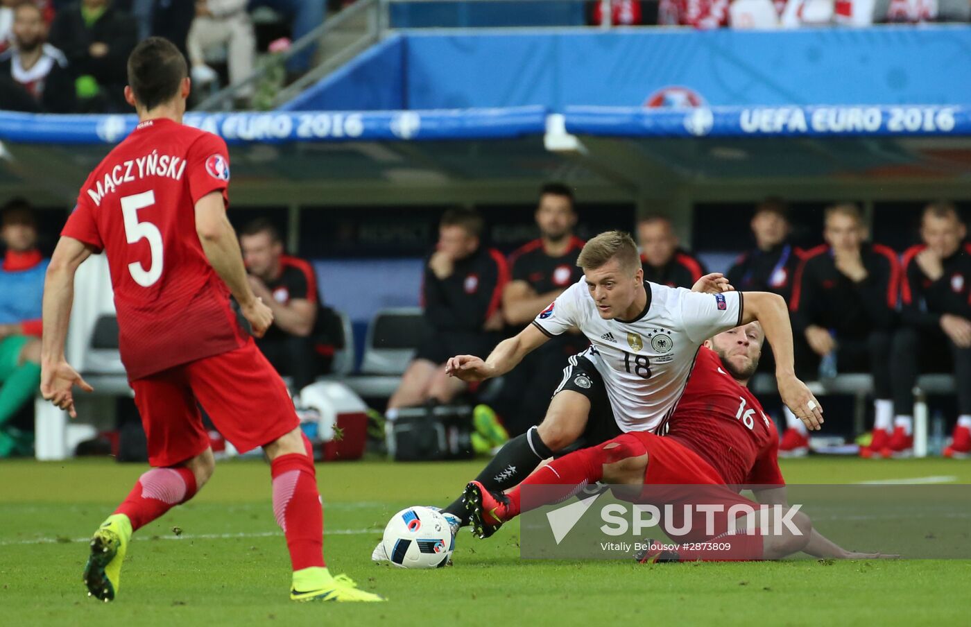 UEFA Euro 2016. Germany vs. Poland