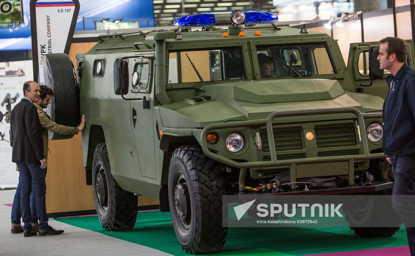 EUROSATORY international defense exhibition in Paris