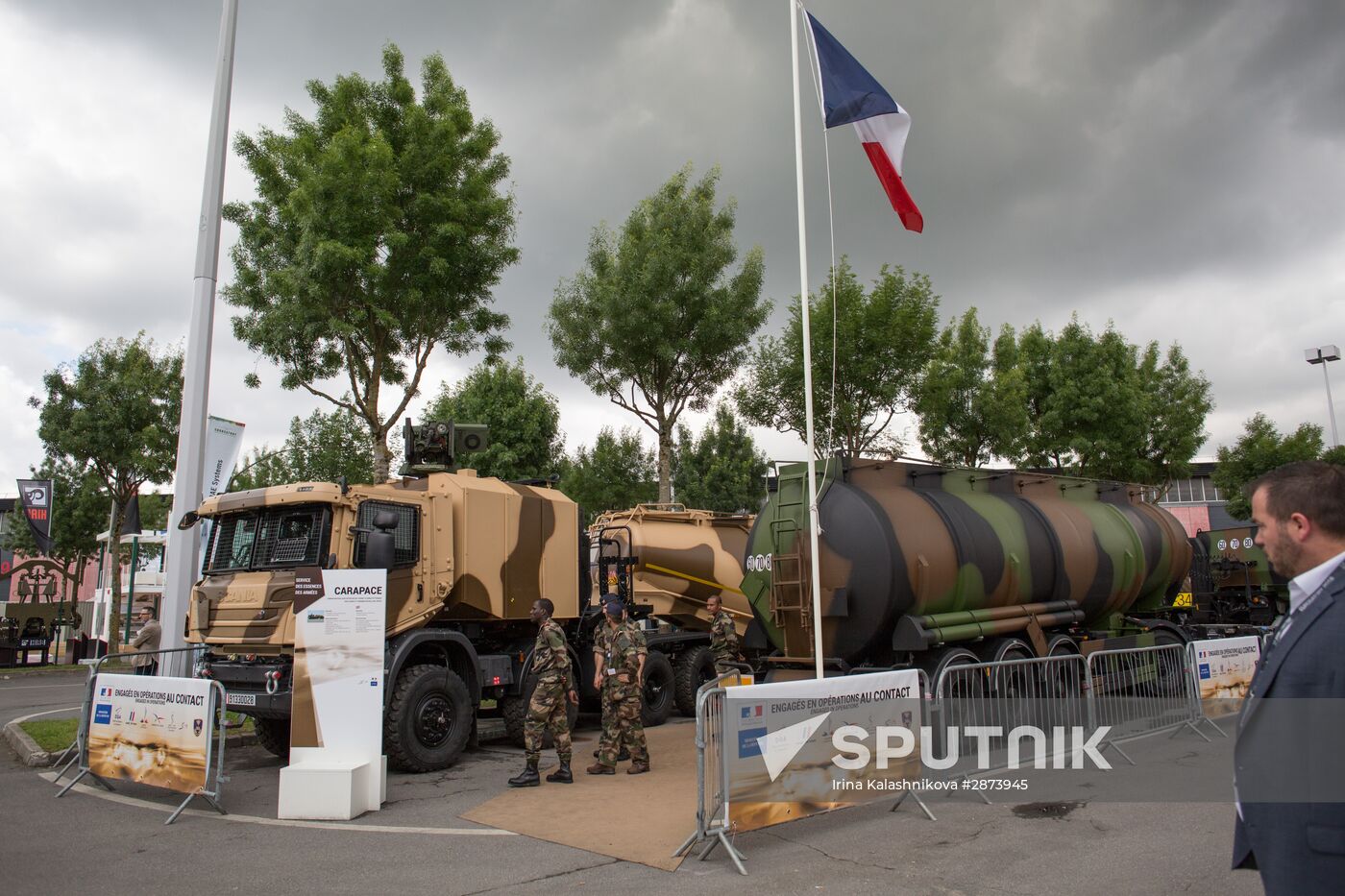 EUROSATORY international defense exhibition in Paris