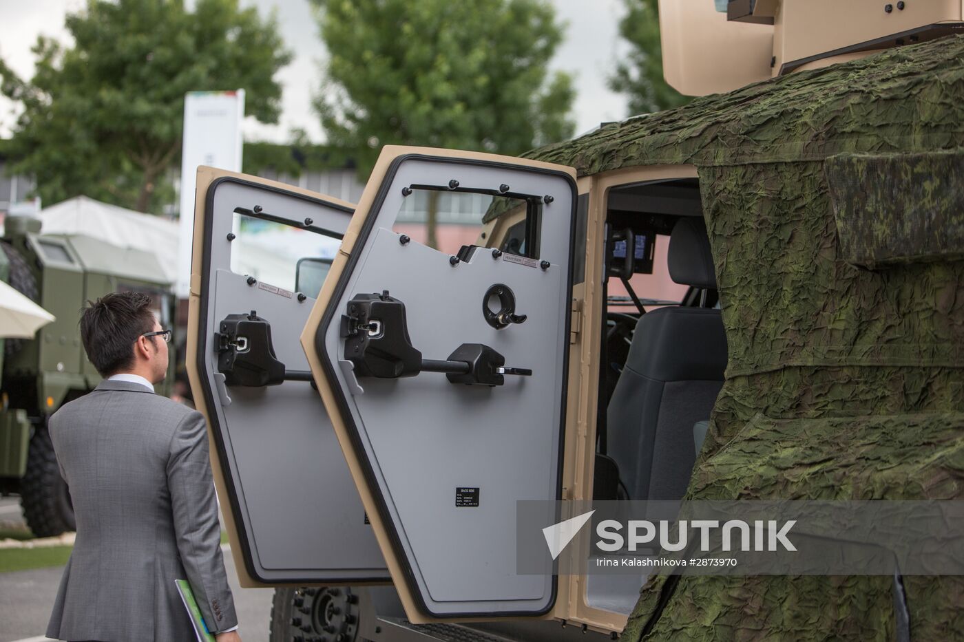 EUROSATORY international defense exhibition in Paris