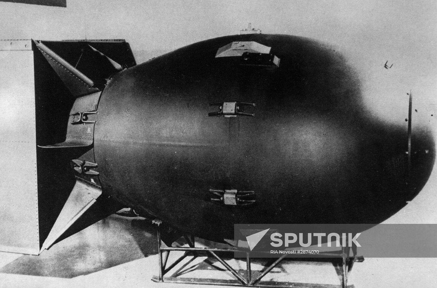 The Fat Man atomic bomb