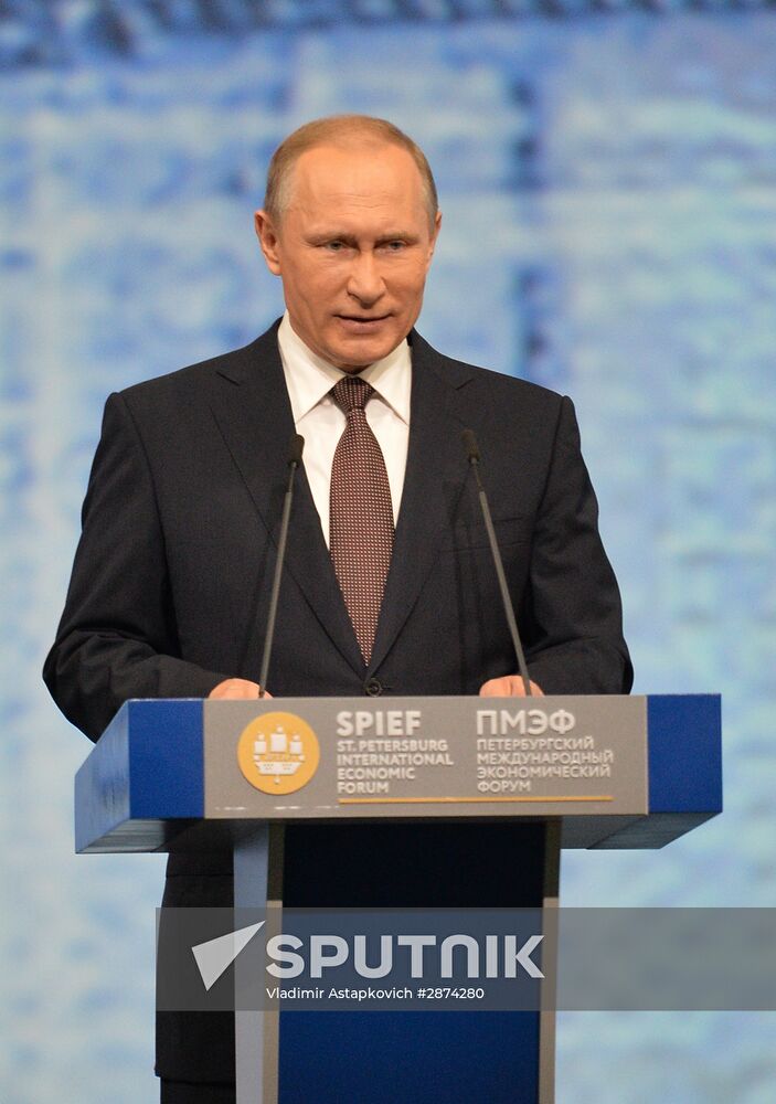 Russian President Vladimir Putin's visit to St. Petersburg. Day two