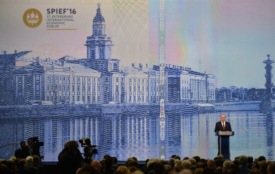 Russian President Vladimir Putin's visit to St. Petersburg. Day two