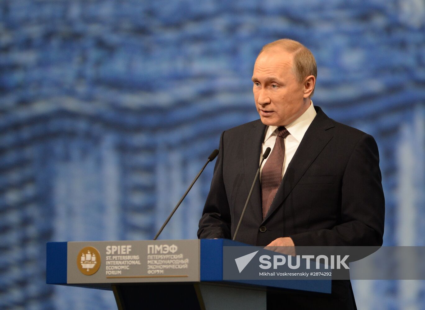 Russian President Vladimir Putin's visit to St. Petersburg. Day two