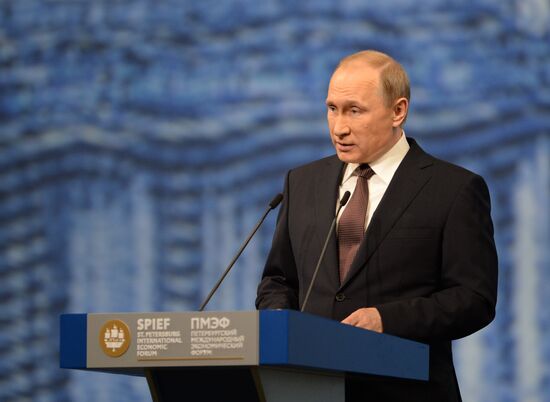 Russian President Vladimir Putin's visit to St. Petersburg. Day two