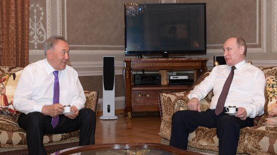 Russian President Vladimir Putin's visit to St. Petersburg. Day two