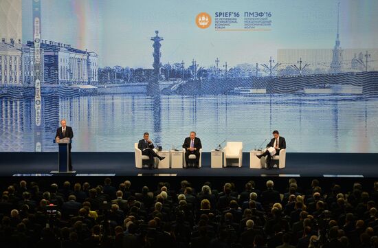 Russian President Vladimir Putin's visit to St. Petersburg. Day two