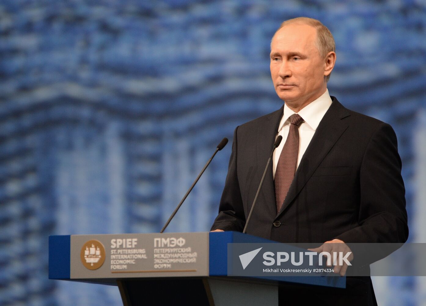 Russian President Vladimir Putin's visit to St. Petersburg. Day two