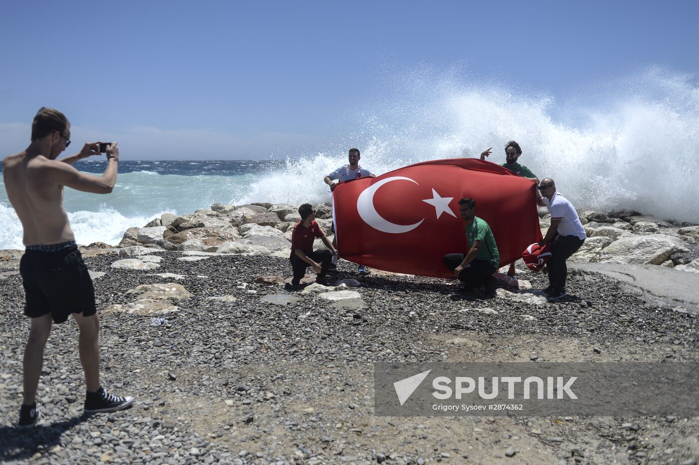 Turkish football fans