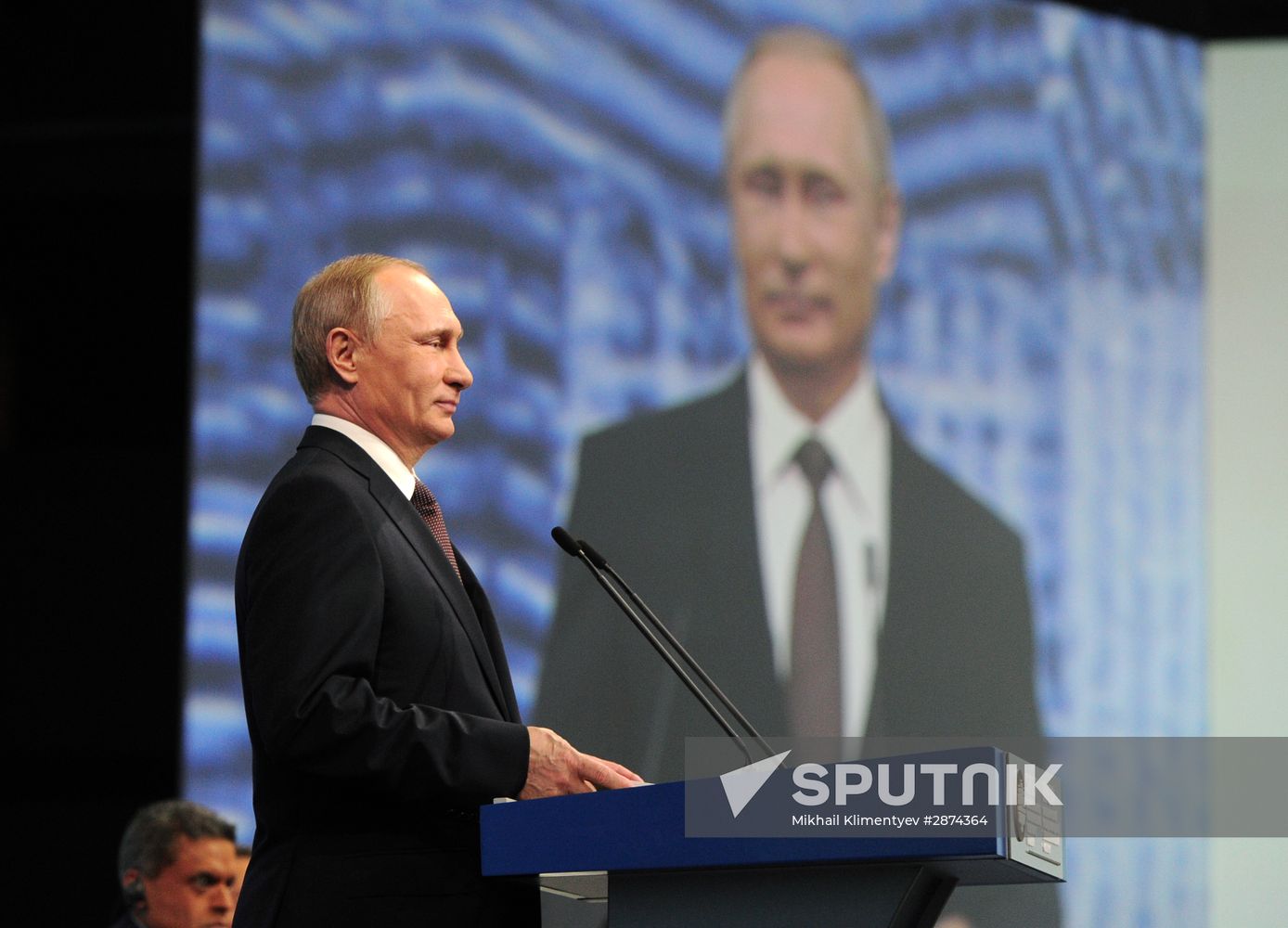 Russian President Vladimir Putin's visit to St. Petersburg. Day two