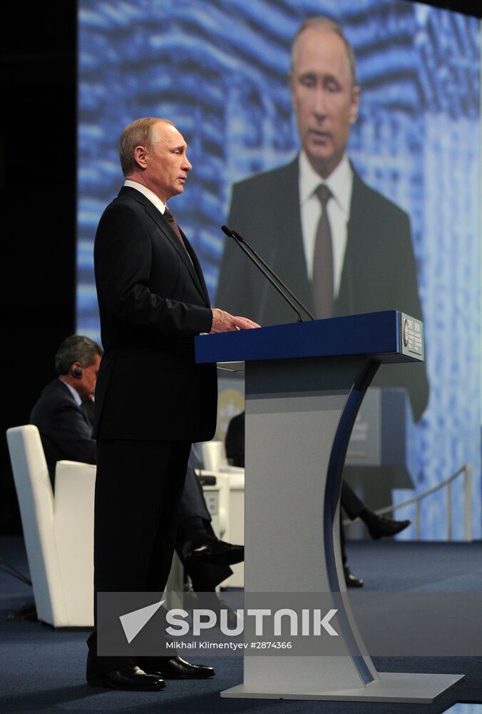 Russian President Vladimir Putin's visit to St. Petersburg. Day two