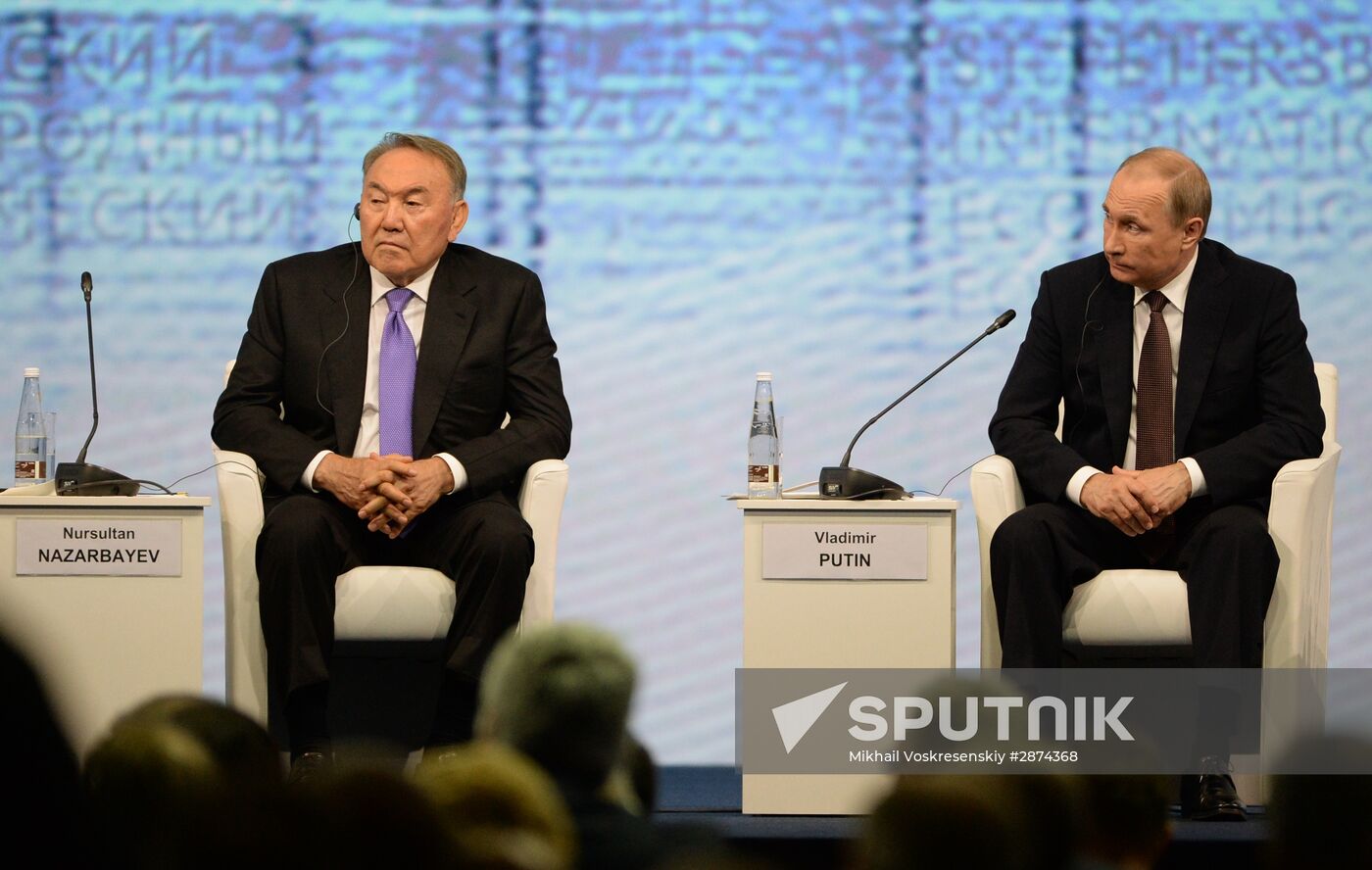 Russian President Vladimir Putin's visit to St. Petersburg. Day two