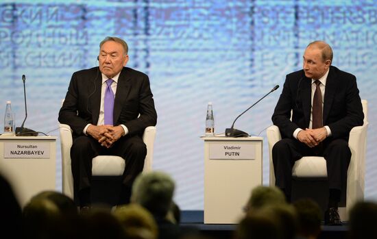 Russian President Vladimir Putin's visit to St. Petersburg. Day two