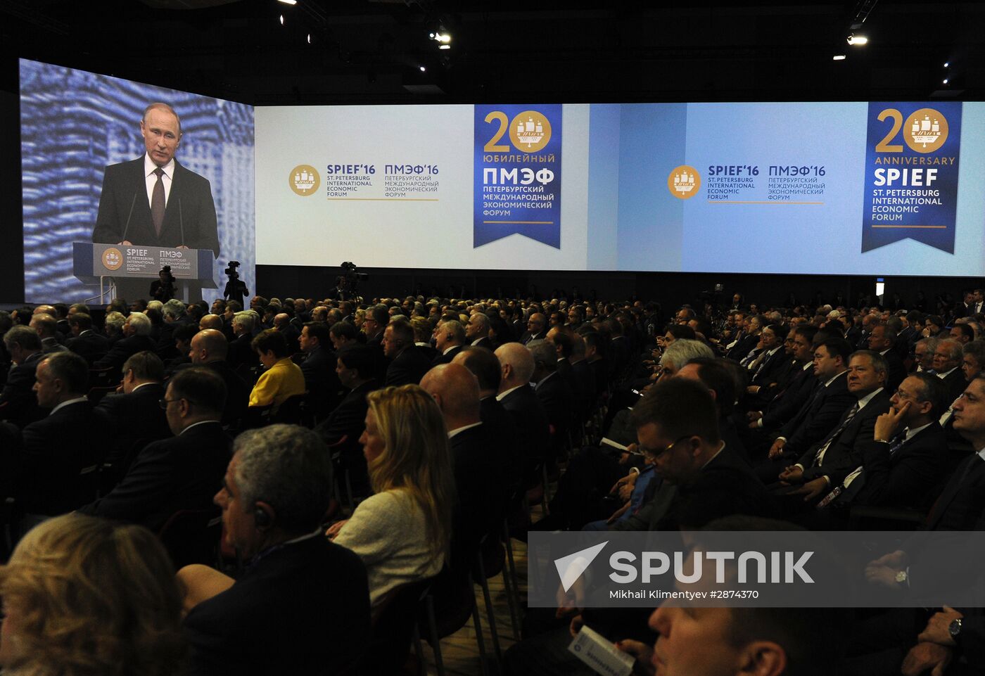 Russian President Vladimir Putin's visit to St. Petersburg. Day two