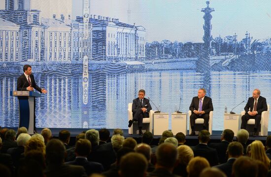 Russian President Vladimir Putin's visit to St. Petersburg. Day two