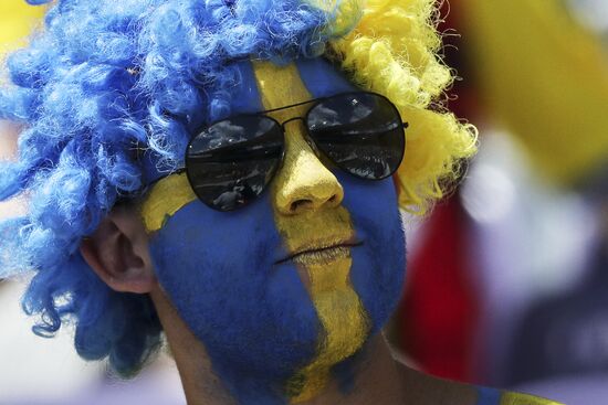 Football. UEFA Euro 2016. Italy vs. Sweden