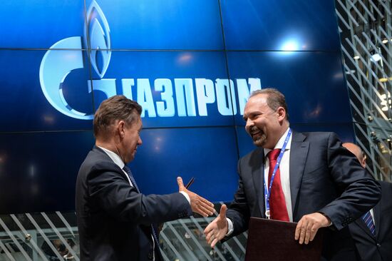 Gazprom signs several agreements the 20th St. Petersburg International Business Forum