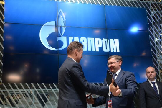 Gazprom signs several agreements the 20th St. Petersburg International Business Forum