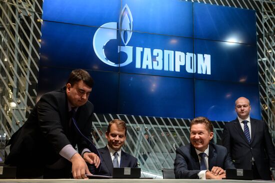 Gazprom signs several agreements the 20th St. Petersburg International Business Forum