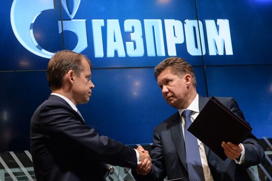 Gazprom signs several agreements the 20th St. Petersburg International Business Forum