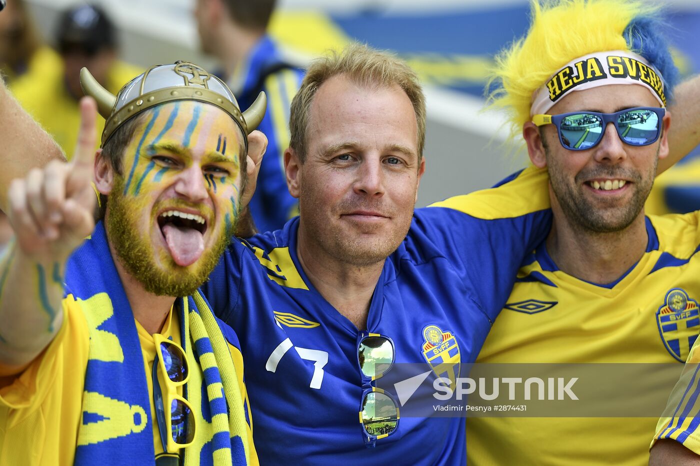 Football. UEFA Euro 2016. Italy vs. Sweden