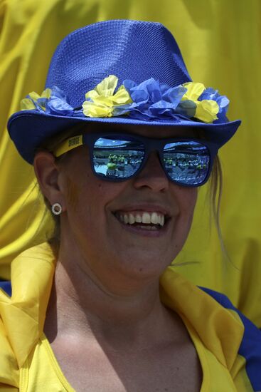 Football. UEFA Euro 2016. Italy vs. Sweden