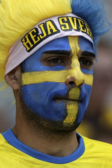 Football. UEFA Euro 2016. Italy vs. Sweden