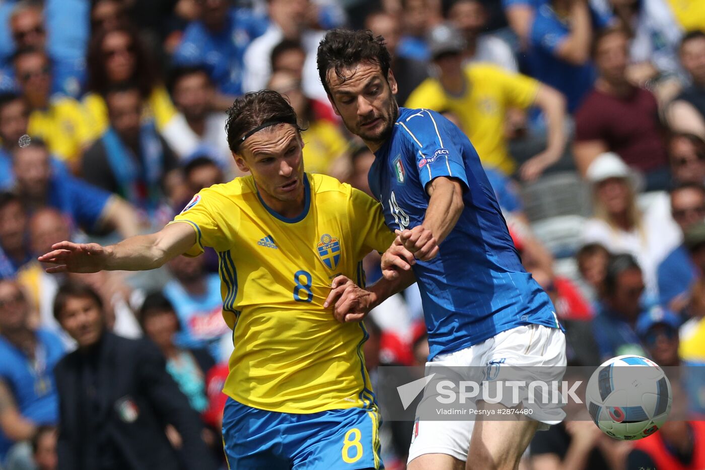 UEFA Euro 2016. Italy vs. Sweden